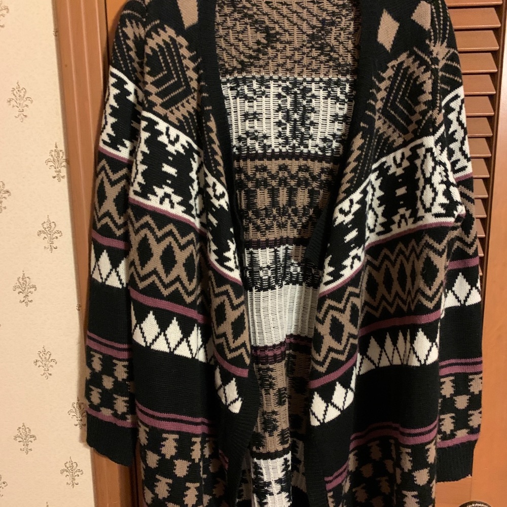 Open front cardigan